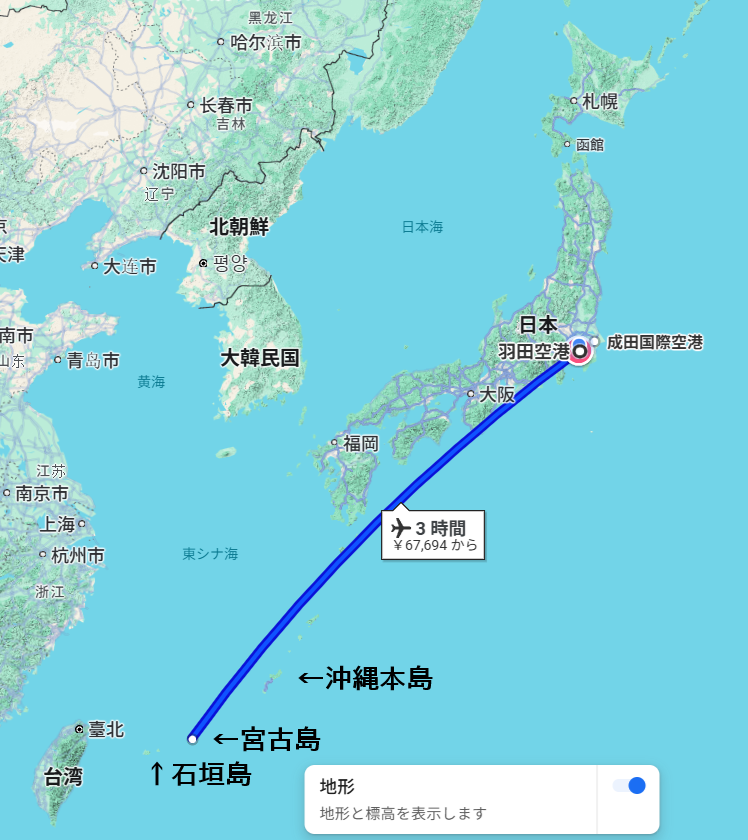 宮古島の位置