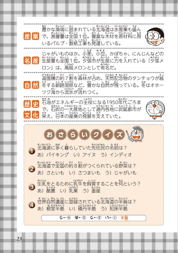 ドラえもん学習シリーズ社会科おもしろ攻略