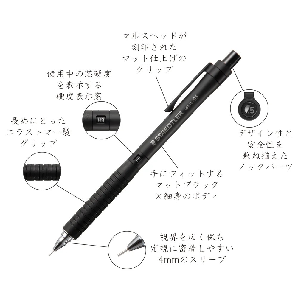 ステッドラーホームページより機能説明